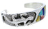 Southwest Lizard Sterling Silver Multicolor Cuff Bracelet FX27542